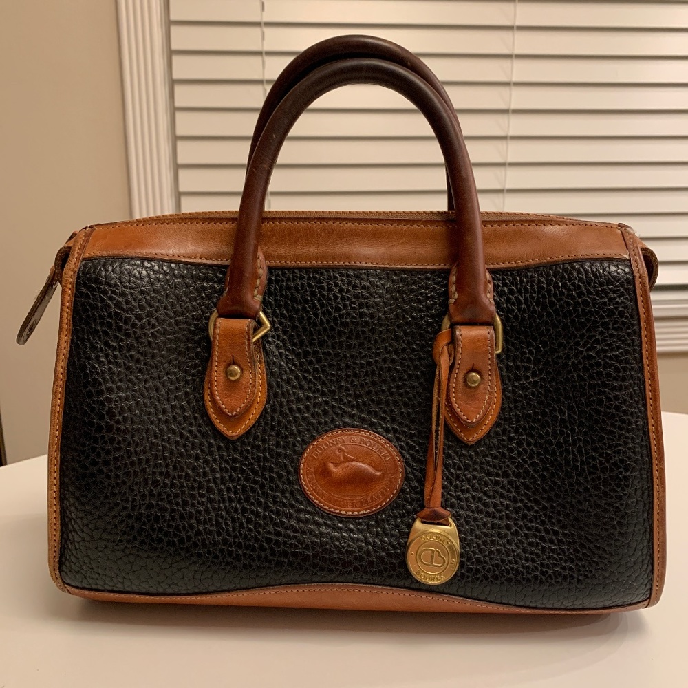 Dooney & Bourke Vintage All-Weather Leather Satchel Shoulder / Crossbody Bag
